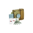 VERROU ISEO A BOUTON CITY R6 5CLES