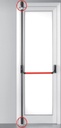 BARRE ANTI-PANIQUE ISEO art.941.1000.505