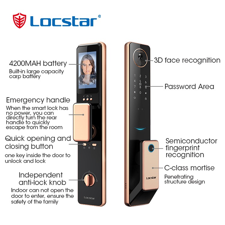 SERRURE INTELLIGENT (SMARTLOCK) I8 FACE RECOGNITION