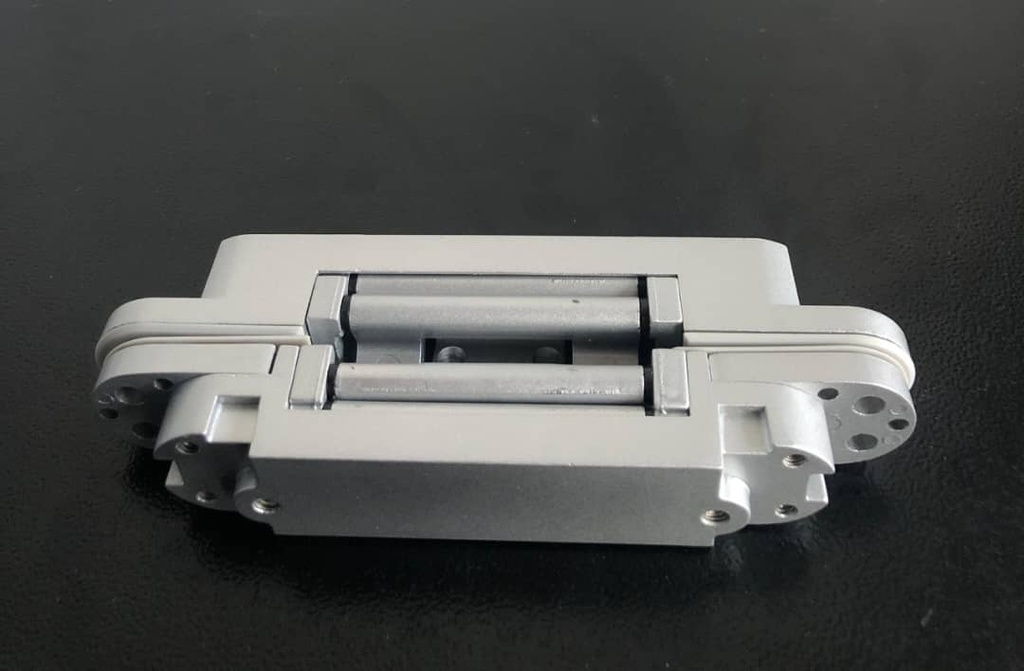 AUMELLE SecuMAX INVISIBLE PORTE BOIS ARGENT ZINC 150*25 E 35mm