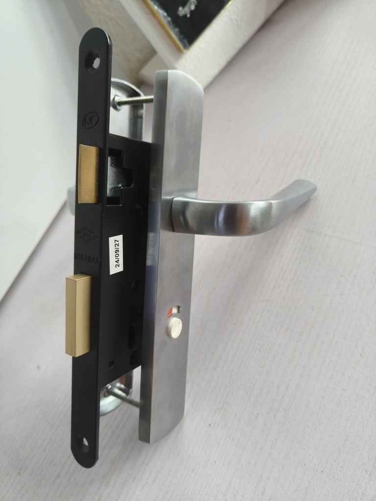 ENS SERRURE WC BRICARD CHROME AVEC VOYANT