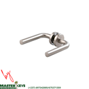 POIGNÉE ROSACE INOX VACHETTE 494
